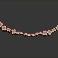 3D Rendered Dental Organ Model Featuring White Teeth And Red Gums Design