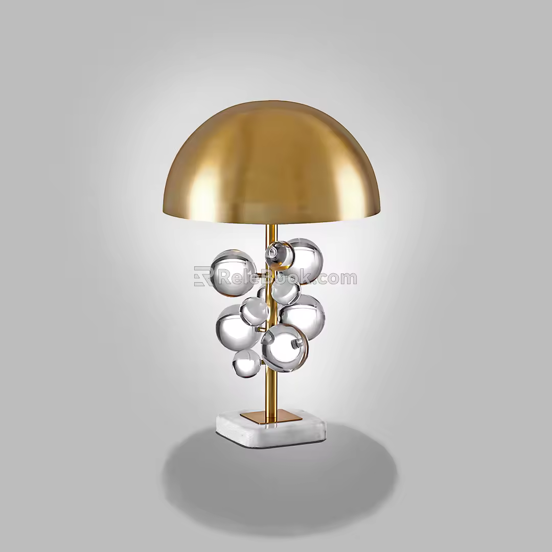 Light Luxury Table Lamp 3d model