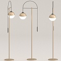 Living room floor lamp large floor lamp 3d model