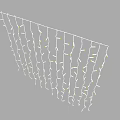 Outdoor Net String Lights With Warm White Glow For Garden Patio Party Decoration