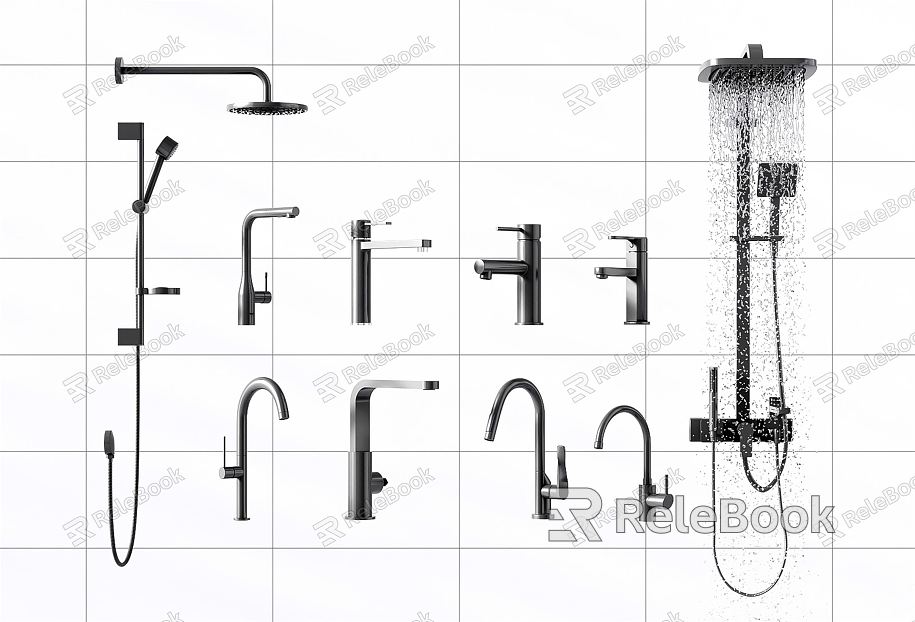 Modern faucet bathroom small stainless steel faucet hardware accessories model