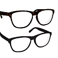 Two Pairs of Sunglasses with Tortoise Shell and Black Frames Clear Lenses Design