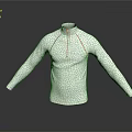 Shiny Silver Long Sleeve Top With Metallic Finish For Daily Use