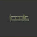Traditional Ornate Railing Model With Lion Head Carvings And Patterns