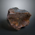 Natural Stone and Wood Material with Rustic Texture and Earthy Tones
