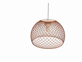 Bamboo chandelier 3d model