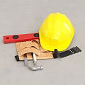 Organized Hardware Tools Storage with Tool Rack Cart Paint Cans and Safety Gear
