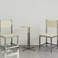 Ocean Board Single Chair Card Seat Single Chair 3d model