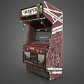 Arcade arcade game machine entertainment equipment 3d model