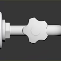 Stainless Steel Modern Hardware Tools Faucet with Polished Chrome Finish for Home Kitchen