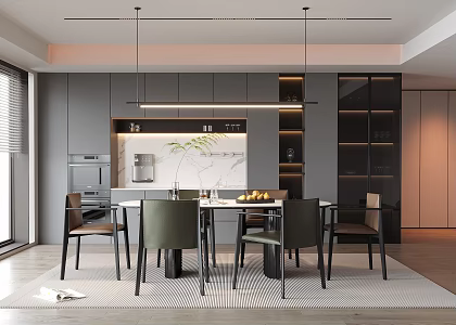 Modern Restaurant 3d model
