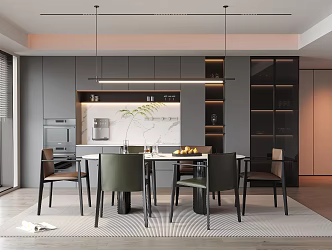 Modern Restaurant 3d model