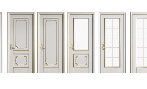 Jane O swing door 3d model