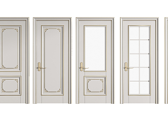 Jane O swing door 3d model