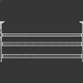 Modern Black Metal Wall Mounted Bathroom Towel Rack With Multiple Bars