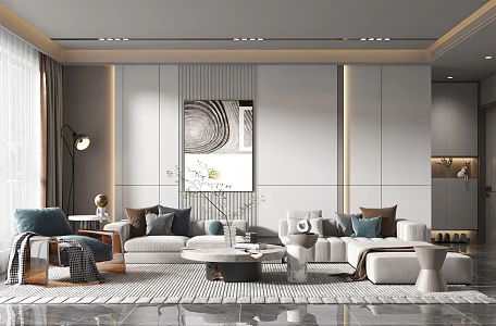 The Silent Living Room 3d model
