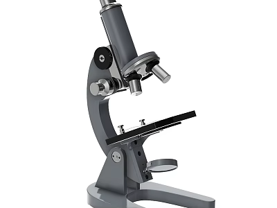 High Precision Medical Microscope For Laboratory Use With Adjustable Lenses And Stable Base 3d model