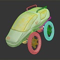 Jet Motorcycle Sci-Fi Motorcycle Concept Motorcycle Flying Car Space Flying Car Space Motorcycle 3d model