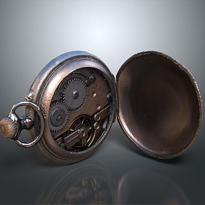 Pocket Watch Mechanical Pocket Watch Vintage Pocket Watch Old Pocket Watch Men's Pocket Watch Metal Pocket Watch Antique Pocket Watch 3d model