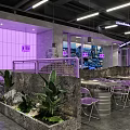Elegant Modern Restaurant Kitchen Interior With Luxury Countertops And Stylish Cabinets