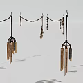 Handcrafted Hanging Pendants With Natural Materials And Decorative Designs For Home