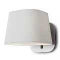 Modern Minimalist Round Black Textured Fabric Shade Wall Mounted Interior Lighting Lamp