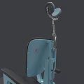 Medical Examination Chair With Turquoise And Black Headrest Adjustable Backrest Armrests Footrest And Ergonomic Design
