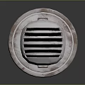Vintage Microphone With Retro Metal Grille Stand Base And Classic Design For Recording