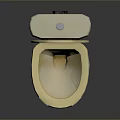 Modern Household Toilet With Open Lid And Clean White Design