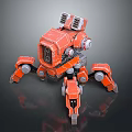 Mech tank mech insect mech spider crab machine crab mechanical crab mech crab 3d model