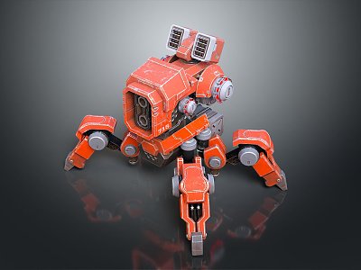 Mech tank mech insect mech spider crab machine crab mechanical crab mech crab 3d model