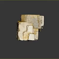 Rock Block Rock Block Rock Specimen Boulder Big Stone Block Rock Stratum Rock Stratum Rock Stratum Rock 3d model