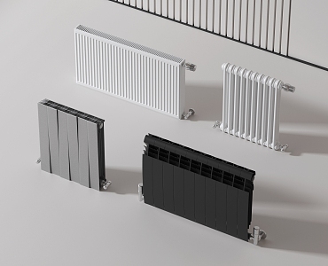 radiator heating pipe 3d model