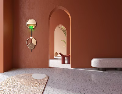 Modern wall lamp 3d model