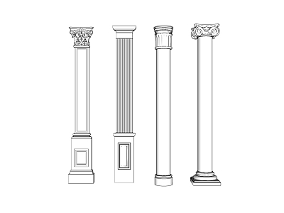 European Roman Column model