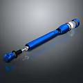 High Performance Blue Automotive Shock Absorber With Metal Body And Connecting Ends