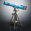 Commercial Equipment Blue Telescope with Stable Tripod Stand and High Quality Optics