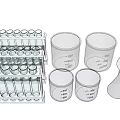 Industrial Equipment Including Laboratory Glassware Test Tube Rack Beakers And Erlenmeyer Flasks
