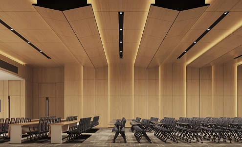 Modern Lecture Hall 3d model