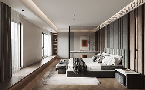 Modern Bedroom 3d model