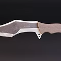 Five Assorted Weapon Knives Showcasing Diverse Handles And Sharp Metal Blades Displayed