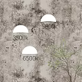 Rainbow Shaped Wall Lights With 3500K 5000K 6500K Color Temperature For Home Decor