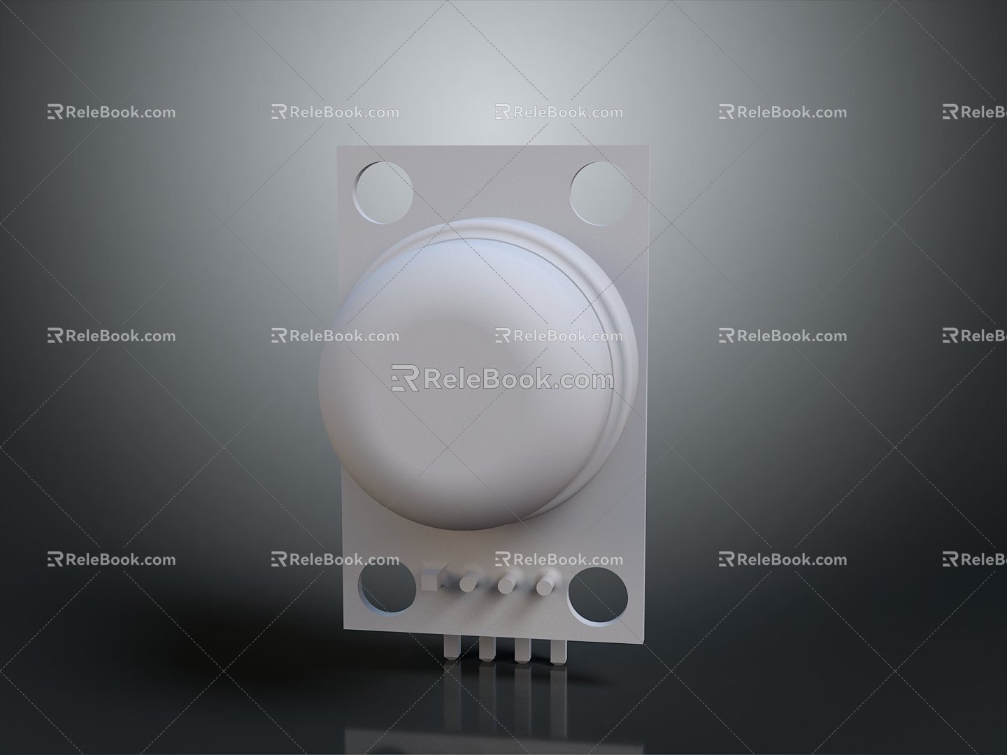 Electronic button keys 3d model