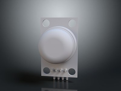 Electronic button keys model