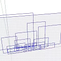 Modern shrubs 3d model