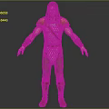 Man In Yellow Shoulder Armor Silver Scale Vest Brown Pants Boots And Arm Bracers