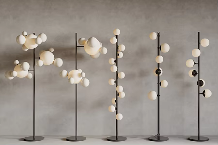 Modern floor lamp 3d model