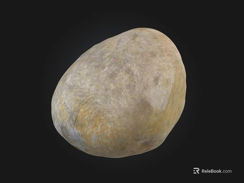 Natural Stone And Wood Elements With Textured Surfaces For Home Decoration 3d model 