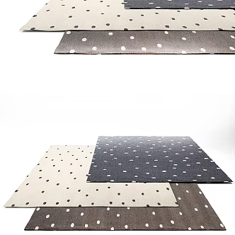 Square carpet 3d model