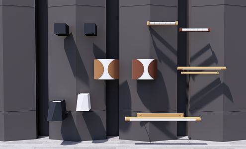 Modern wall lamp 3d model